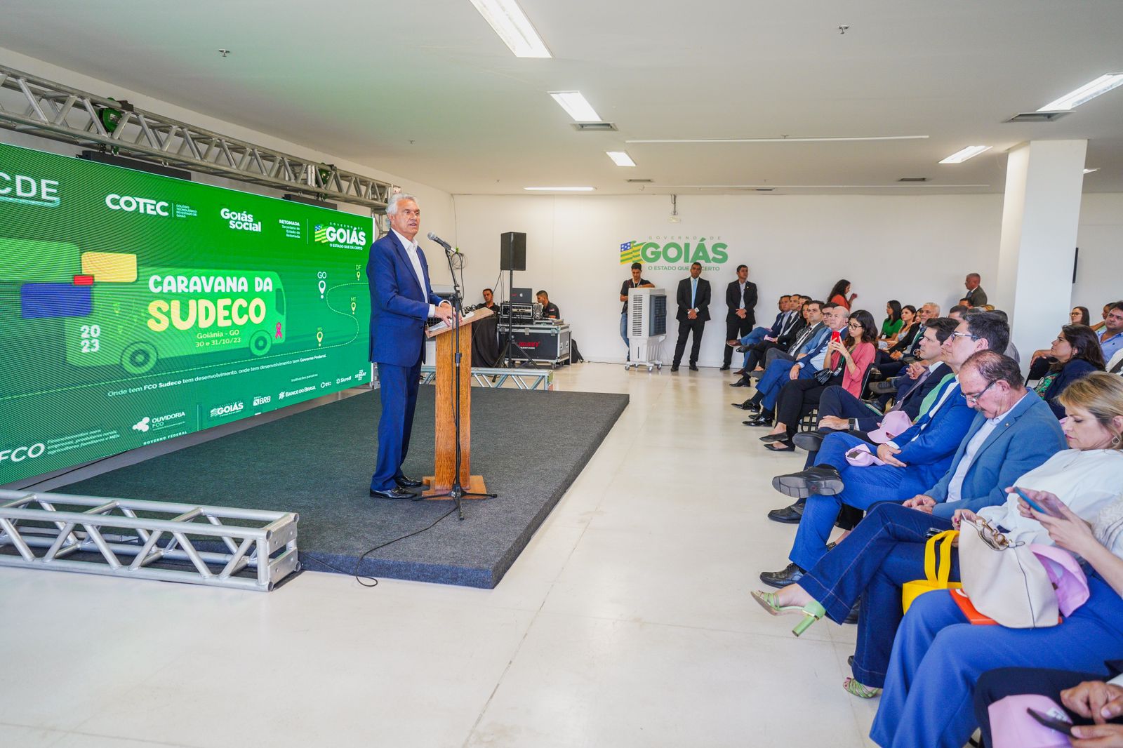 Na abertura da Caravana do FCO, Caiado ressalta a importância das linhas de crédito