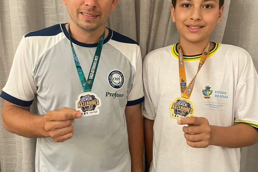 Estudante da rede estadual leva Ouro no Caça Asteroides 2023 