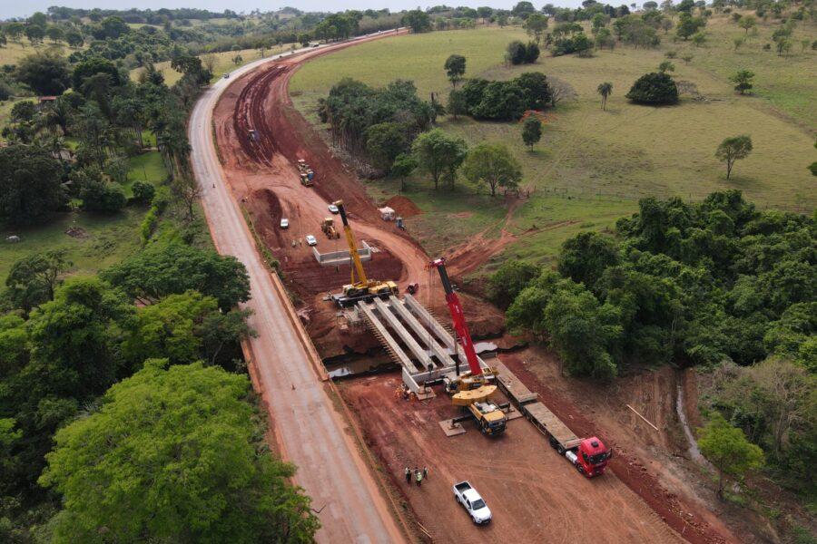 Goinfra avança nas obras de duplicação da GO-010