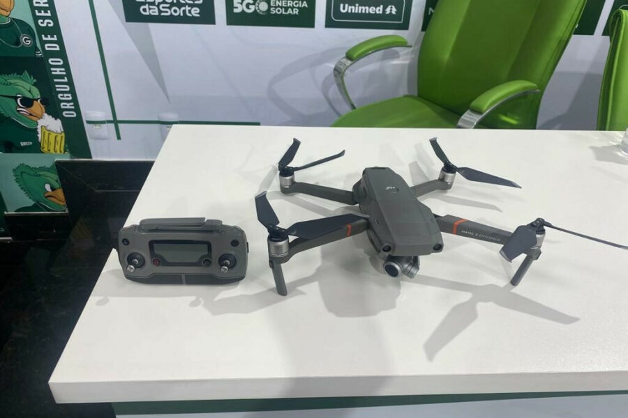 Polícia Civil recebe drone para atuação junto a  torcidas