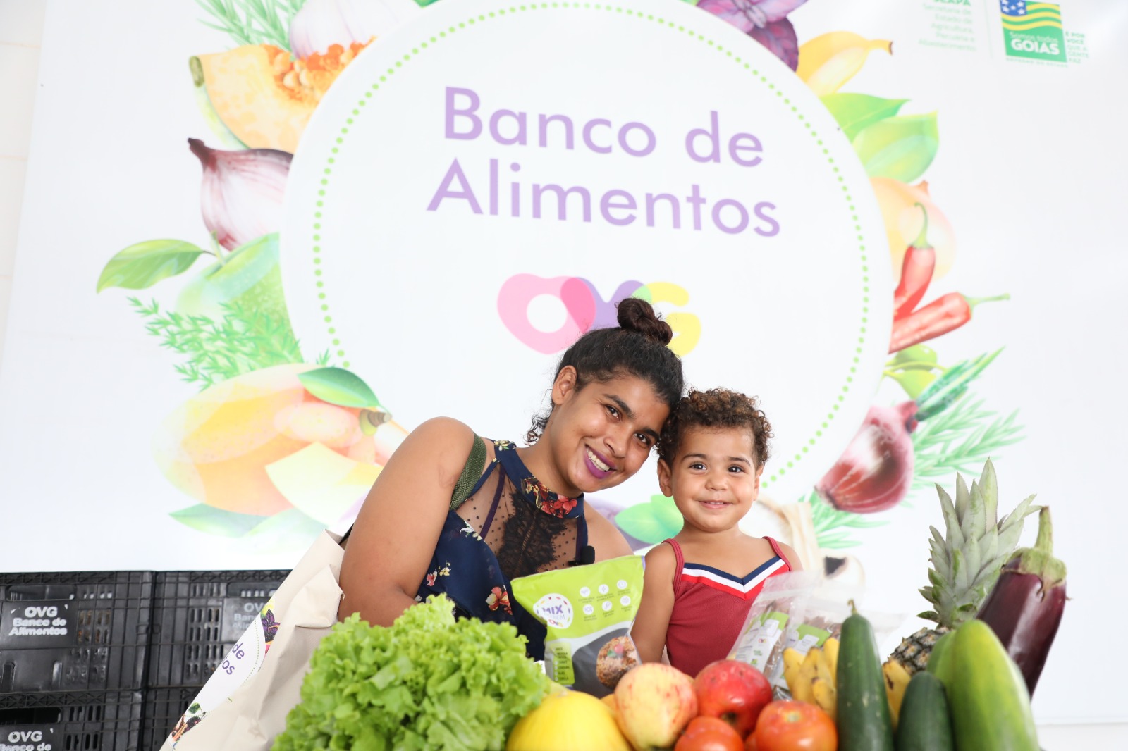 Banco de Alimentos da OVG arrecada 100 mil quilos em dois meses