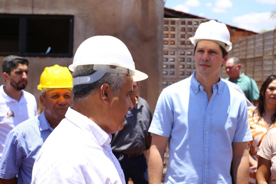 Governador em exercício visita obras do Estado em Castelândia