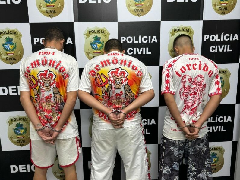 Operação prende três torcedores por tráfico
