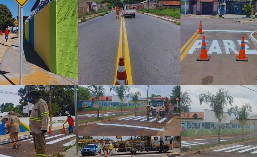 Detran implanta 25 mil m² de sinalização em áreas urbanas