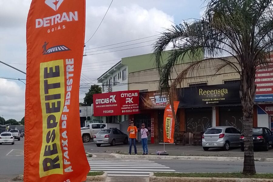 Detran promove onda de conscientização no Centro de Goiânia
