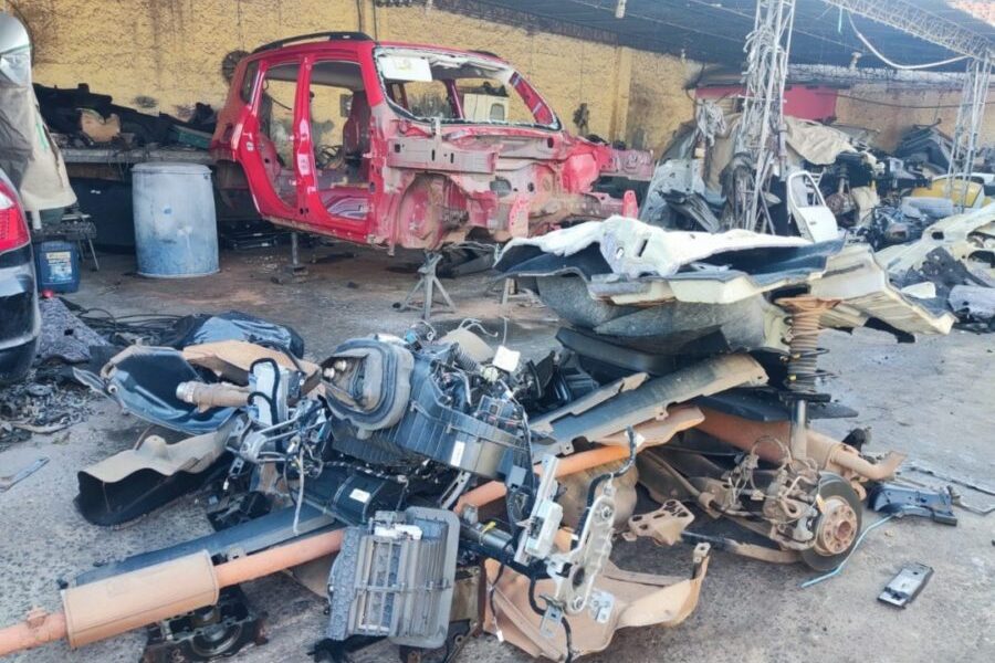 Detran fecha o cerco ao comércio irregular de peças automotivas