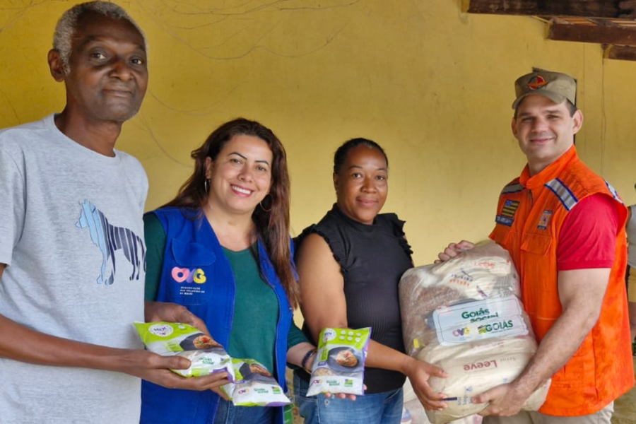 Operação Goiás Alerta e Solidário distribui 1,5 mil cestas básicas a famílias quilombolas