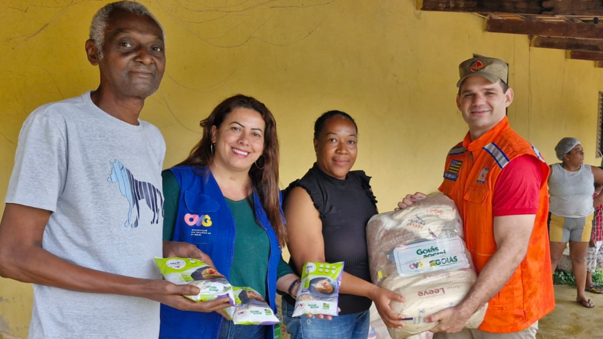 Operação Goiás Alerta e Solidário distribui 1,5 mil cestas básicas a famílias quilombolas