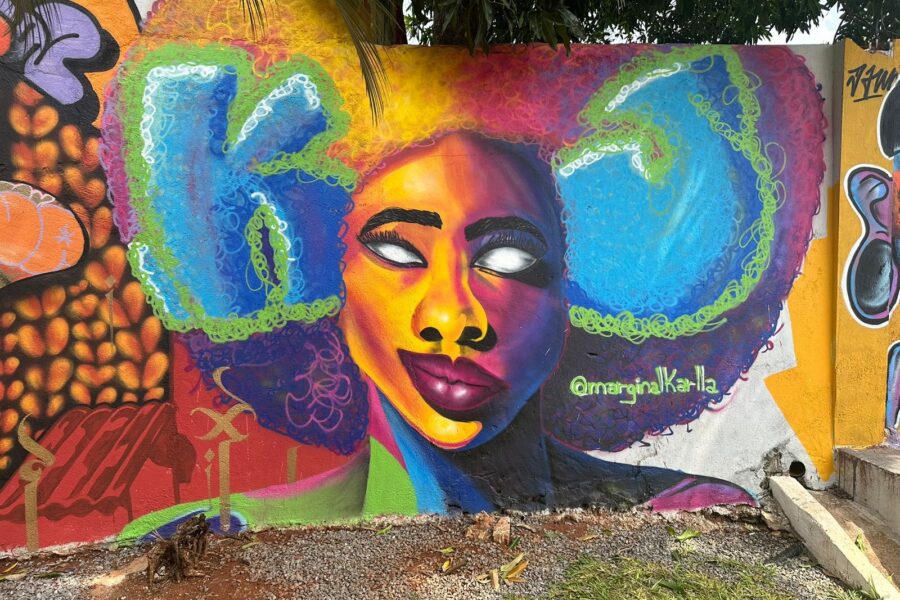 Grafites transformam o visual do Centro Cultural Martim Cererê