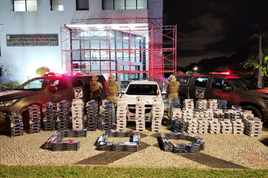 COD apreende 200 mil cigarros contrabandeados do Paraguai