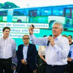 Primeiro ônibus elétrico do Eixo Anhanguera chega a Goiânia