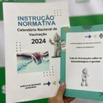 Saúde distribui informativo sobre vacinação em  todo estado