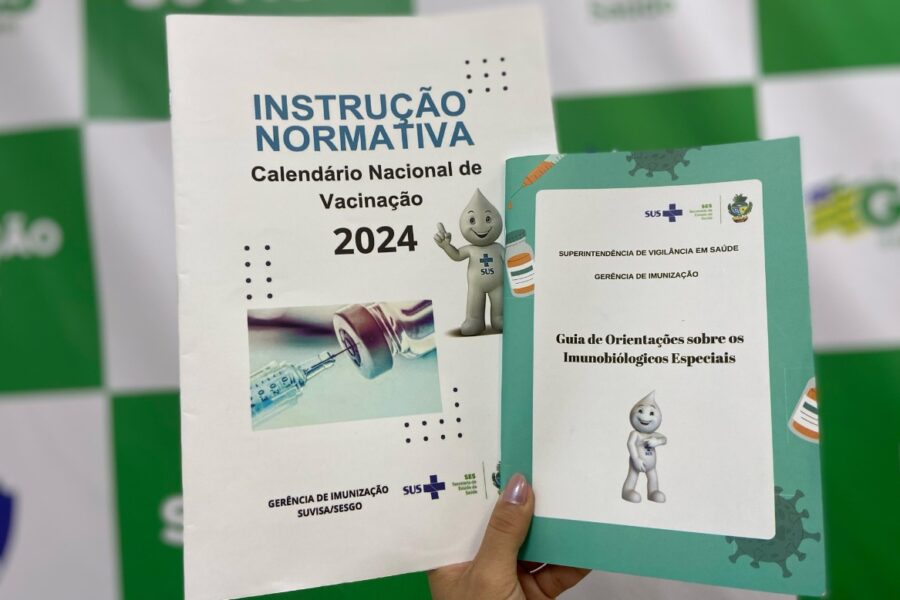 Saúde distribui informativo sobre vacinação em  todo estado