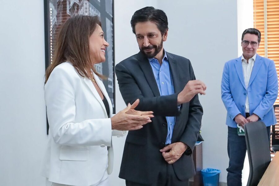 Gracinha se reúne com prefeito de São Paulo e troca experiências na área social