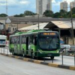 Ônibus elétrico do Eixo Anhanguera passa por avaliação de performance