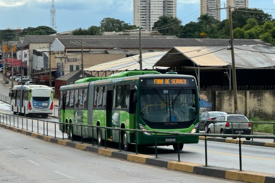 Ônibus elétrico do Eixo Anhanguera passa por avaliação de performance