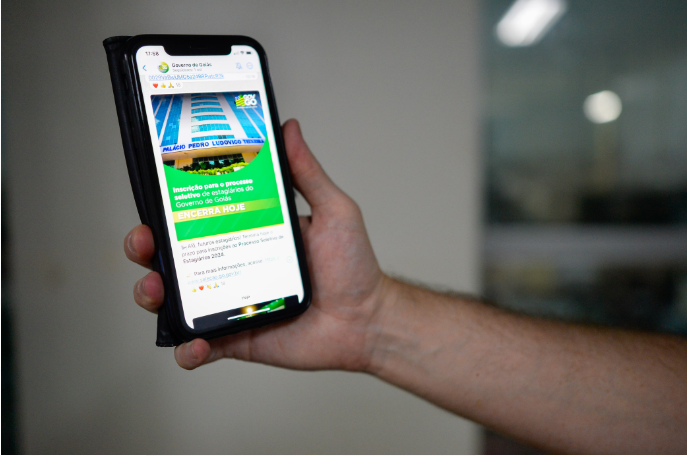 Governo de Goiás lança canal no WhatsApp para cidadãos
