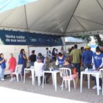 Saúde na Praça do HGG alerta para prevenção do câncer de útero e colorretal