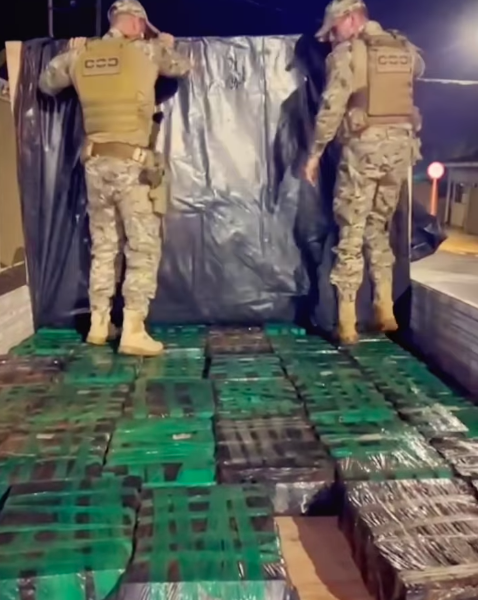 Operação integrada da PMGO e PF apreende quase 1 tonelada de maconha