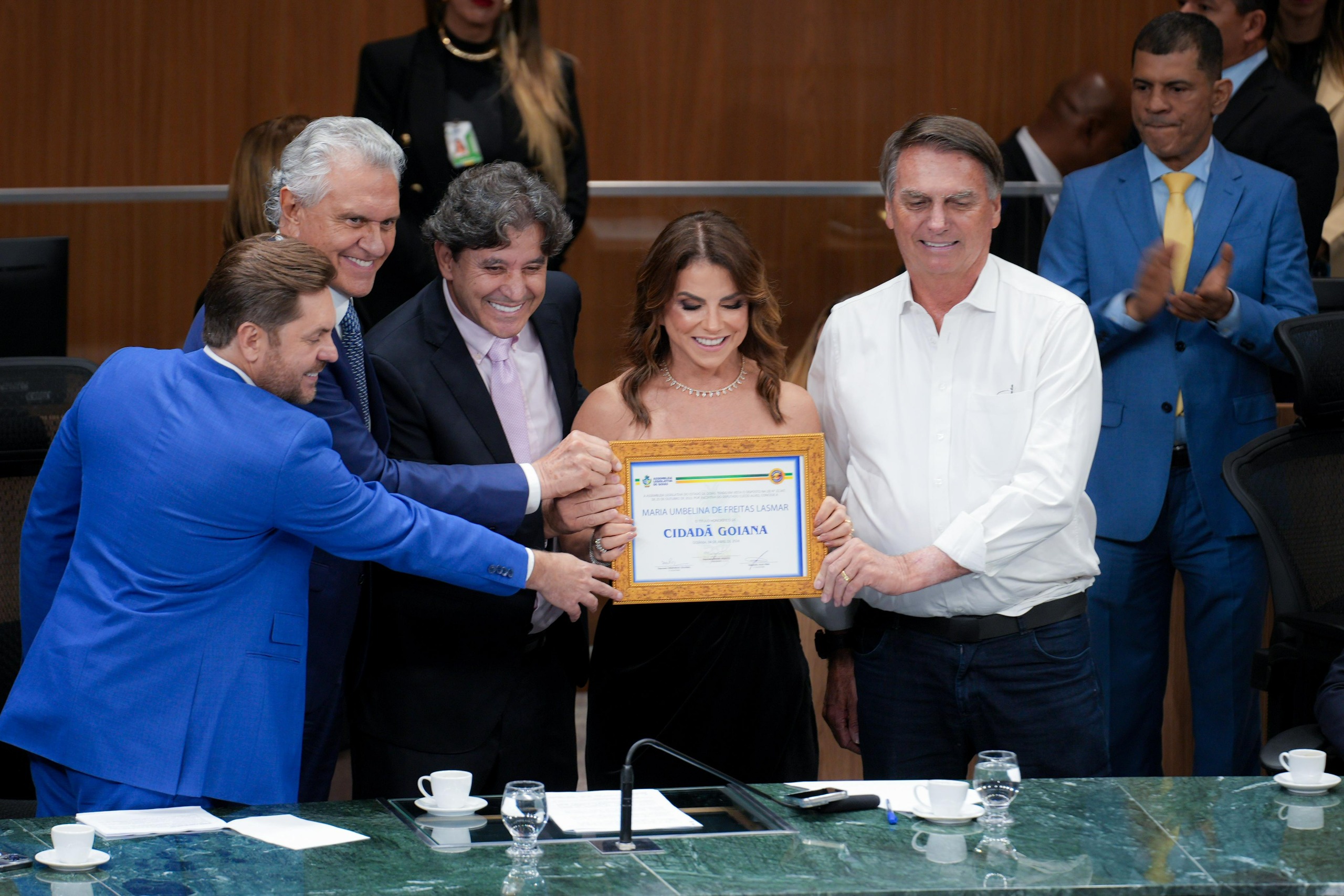 Caiado participa de sessão de homenagens a profissionais de saúde