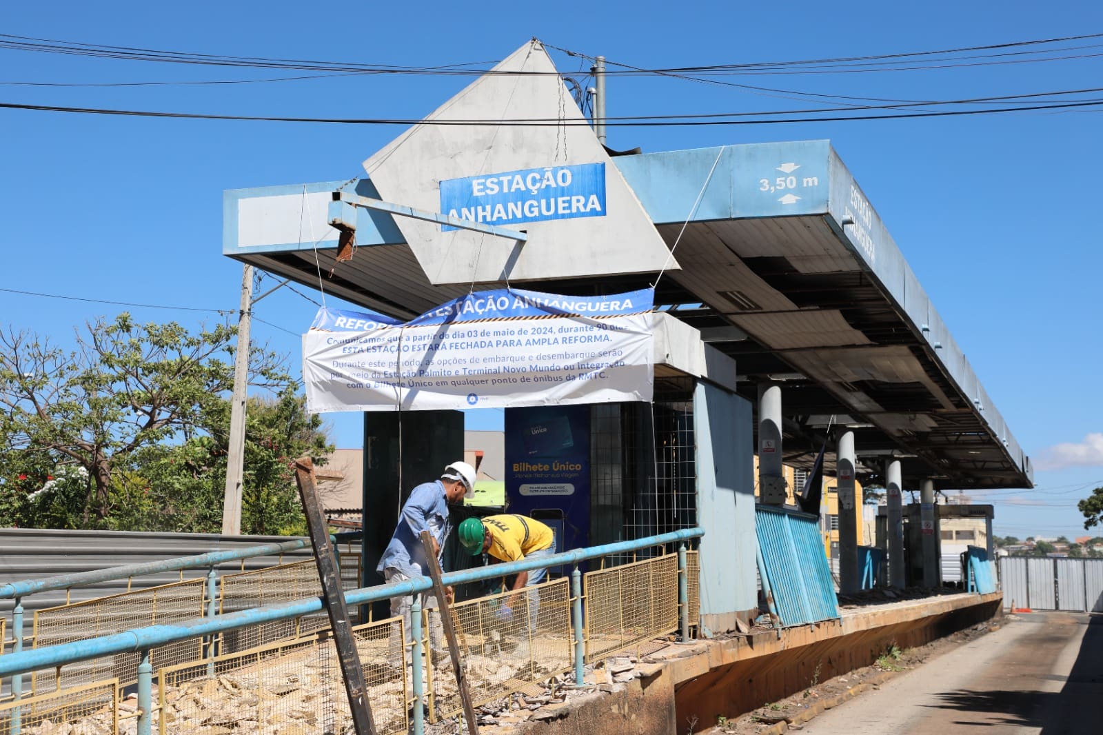 Mais três estações do Eixo Anhanguera passam por revitalização