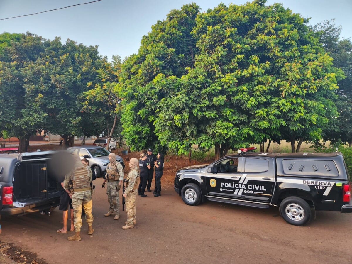 Megaoperação cumpre 62 mandados judiciais em Goiás