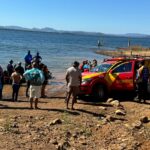 Bombeiros resgatam casal à deriva no Lago Serra da Mesa