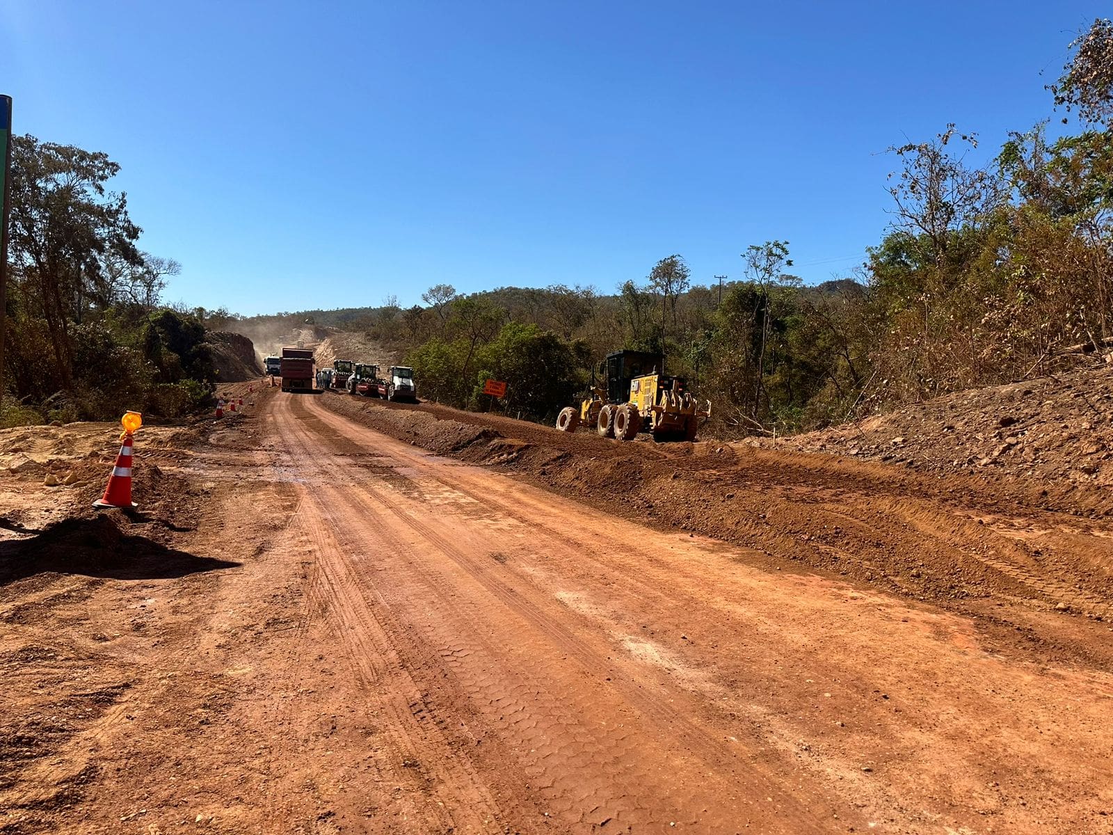 Goinfra retoma pavimentação da GO-132, entre Niquelândia e Colinas do Sul