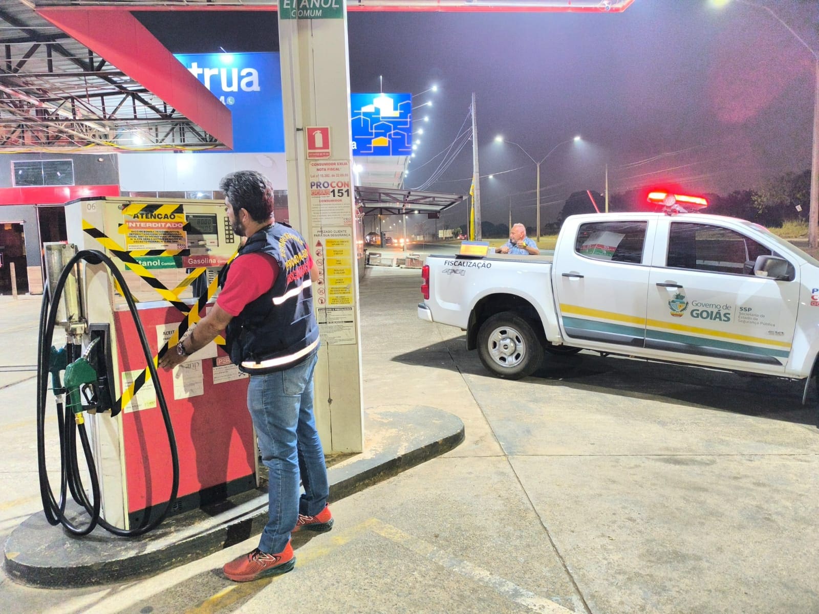Procon interdita posto de combustível em Aparecida de Goiânia