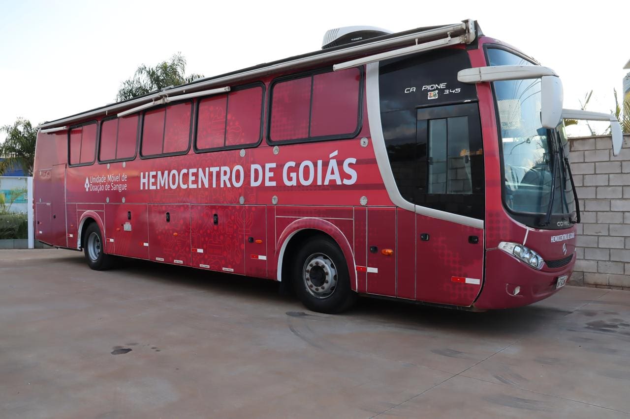 Doação de sangue: HUGO recebe ônibus do Hemocentro nesta quarta