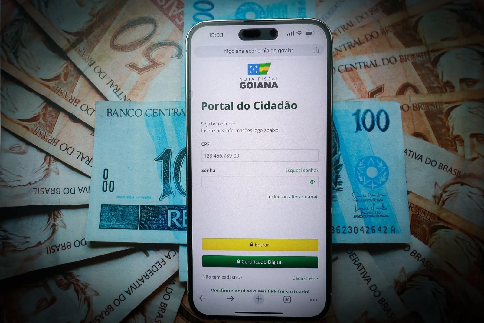 Cadastro para sorteio de novembro da Nota Fiscal Goiana termina neste domingo