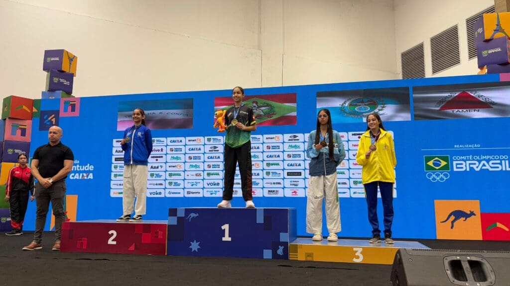 Time Goiás conquista sua 1ª medalha nos Jogos da Juventude