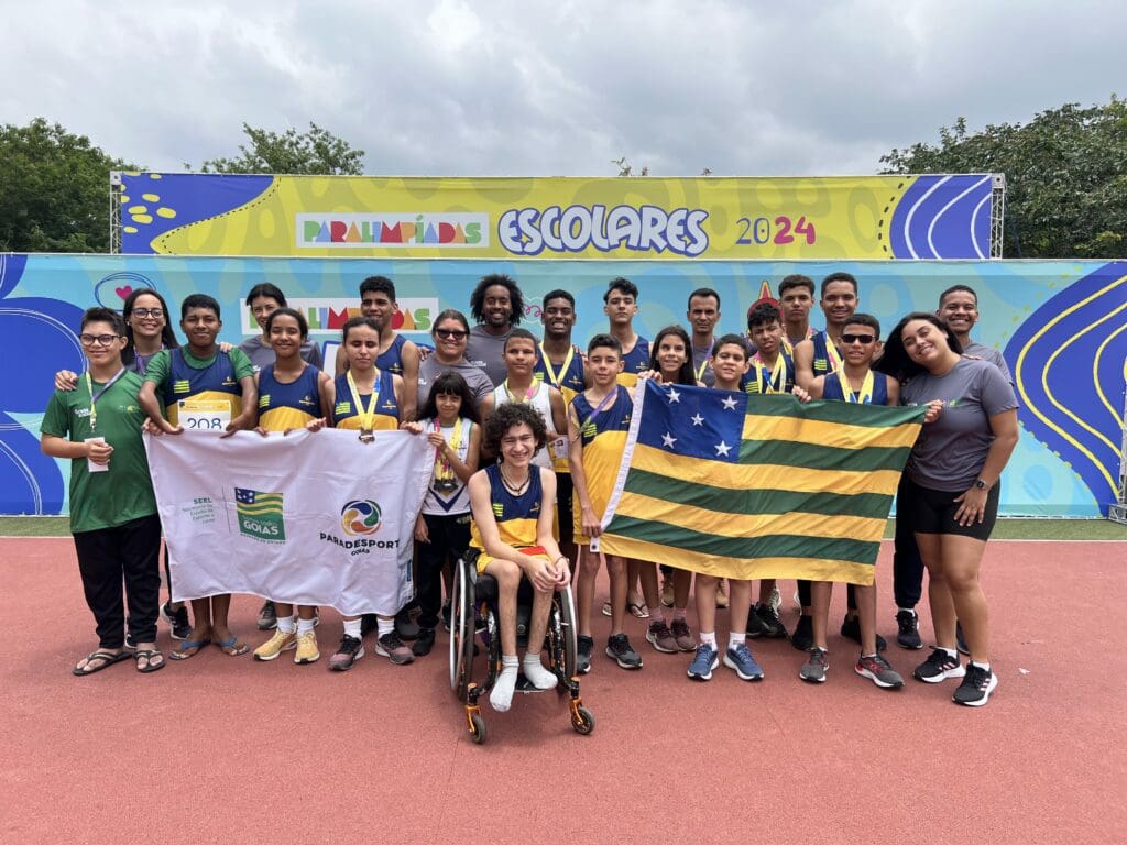 Goiás alcança 7º lugar geral nas Paralimpíadas Escolares