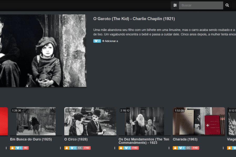 Plataforma de streaming goiana oferece catálogo de cinema independente e clássico