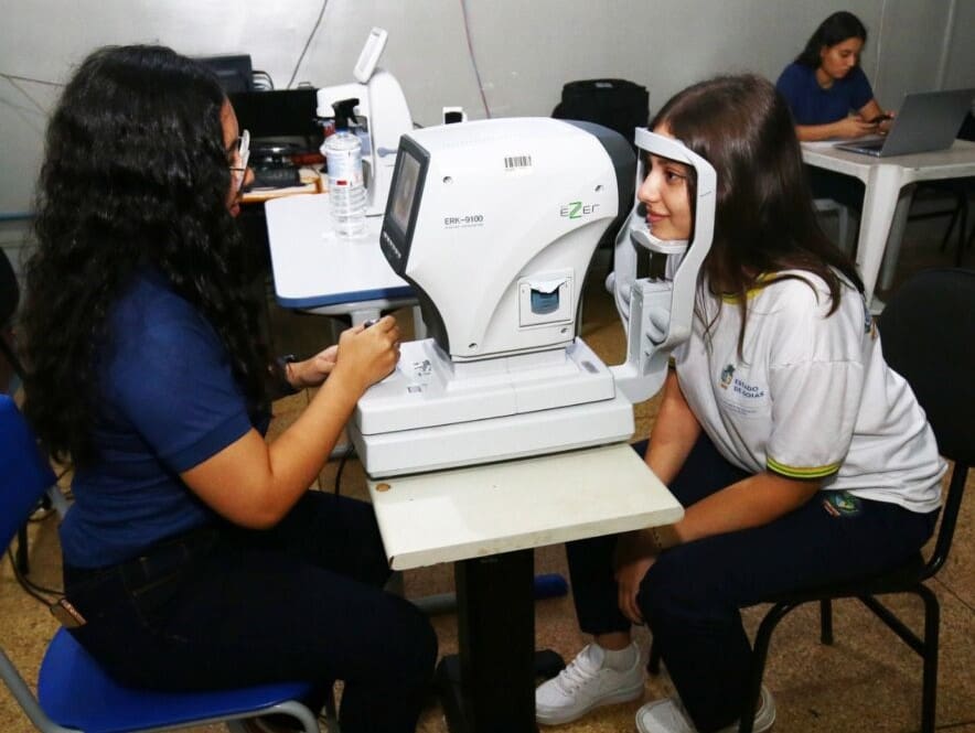 Goiás leva saúde ocular gratuita a alunos da rede estadual