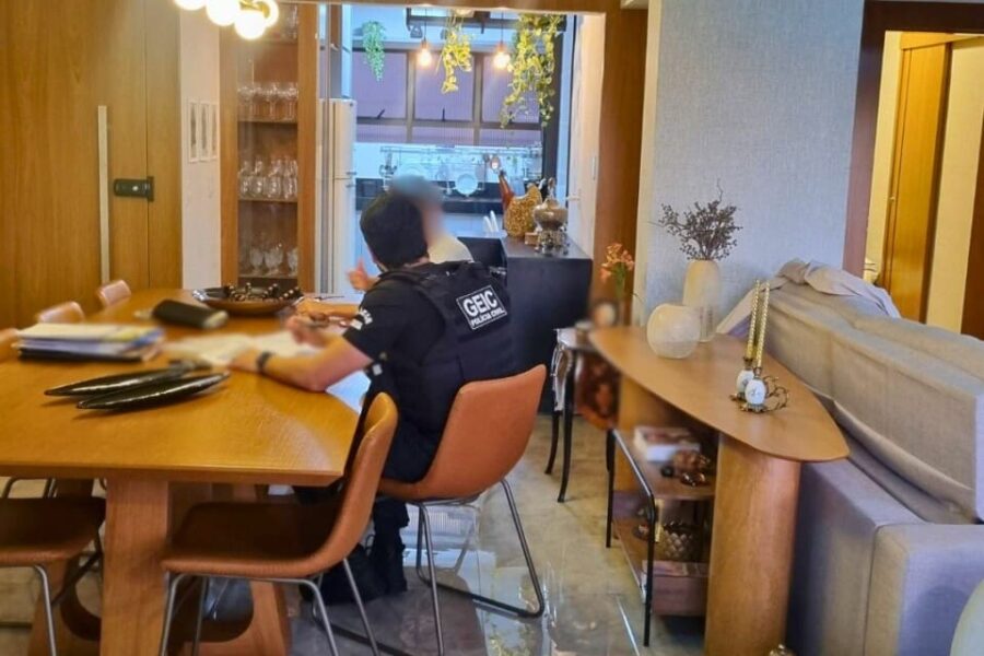 Polícia atua contra grupo que montou falso banco em prédio de luxo