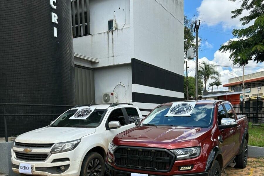 Operação Linha Cruzada prende suspeitos e apreende caminhonetes