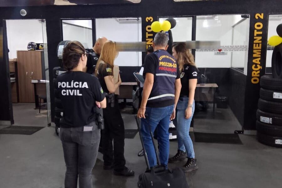 Polícia Civil e Procon autuam empresa de venda de pneus por fraude