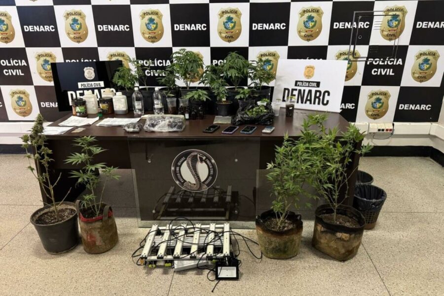 PC fecha laboratório de maconha usado para produção de shampoo