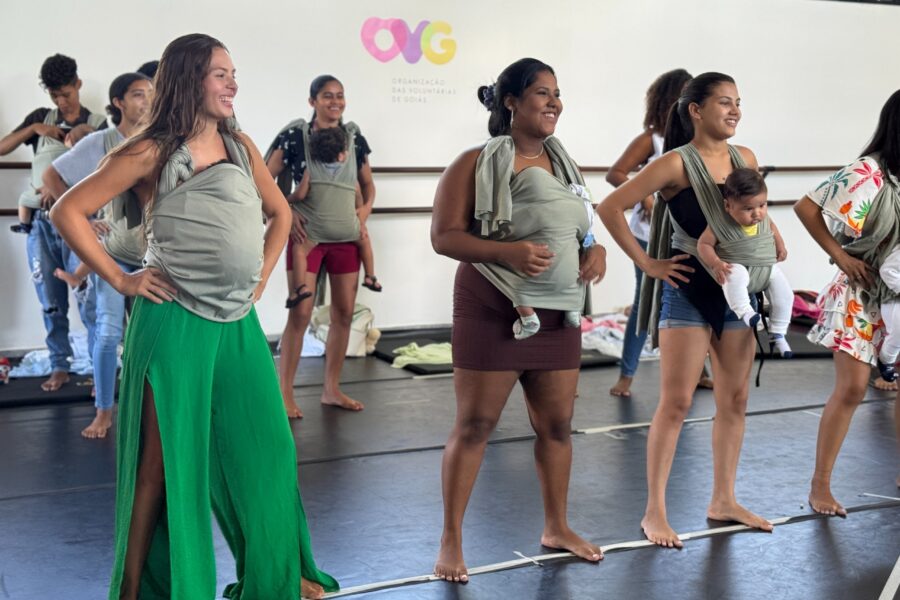 Goiás Social oferece aulas para bem-estar de mães e bebês do Meninas de Luz