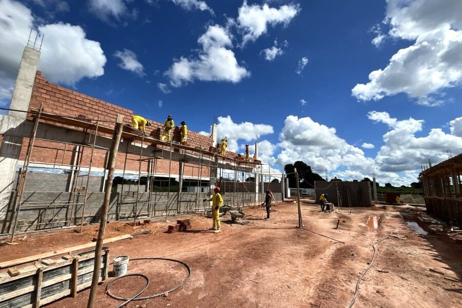 Estado avança na construção da Policlínica de Mozarlândia