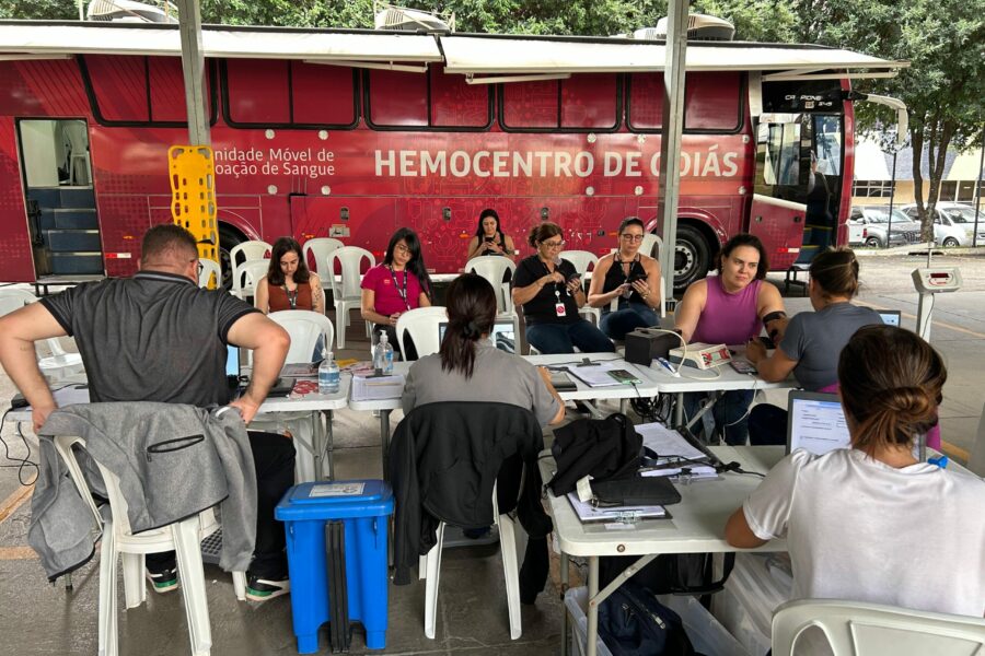 Doações de sangue feitas pelo Ipasgo poderão salvar quase 500 vidas