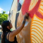 Mural transforma Setor Negrão de Lima em galeria a céu aberto