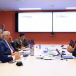 Caiado discute parcerias com vice-presidente de políticas públicas da Meta