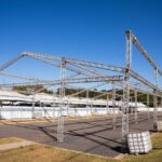 Goiás Social e OVG montam estrutura do Centro de Apoio ao Romeiro
