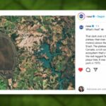 Nasa publica foto aérea do Parque da Serra de Caldas Novas