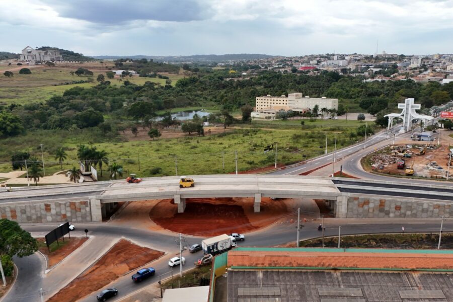 Viaduto Portal da Fé ficará pronto para Festa do Divino Pai Eterno