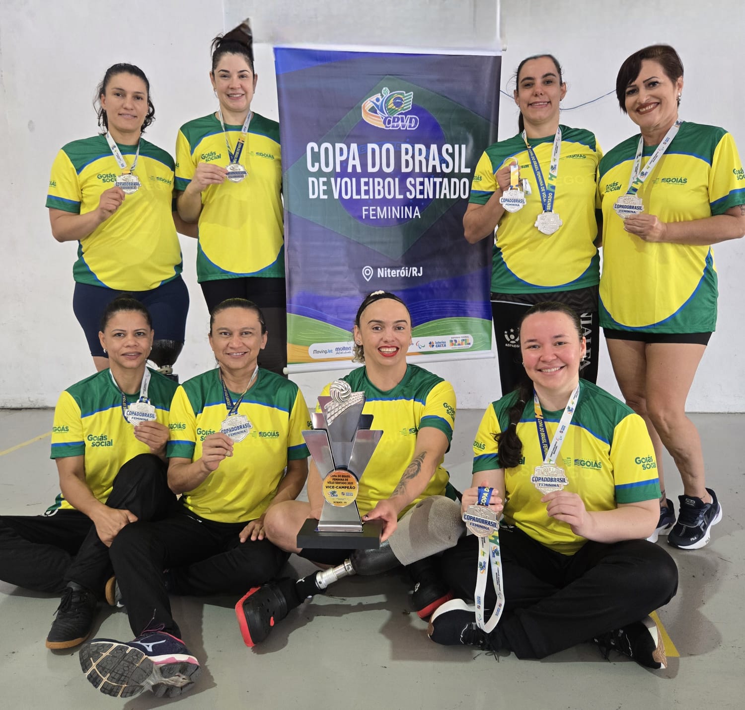 Aspaego conquista vice-campeonato da Copa do Brasil de Vôlei Sentado