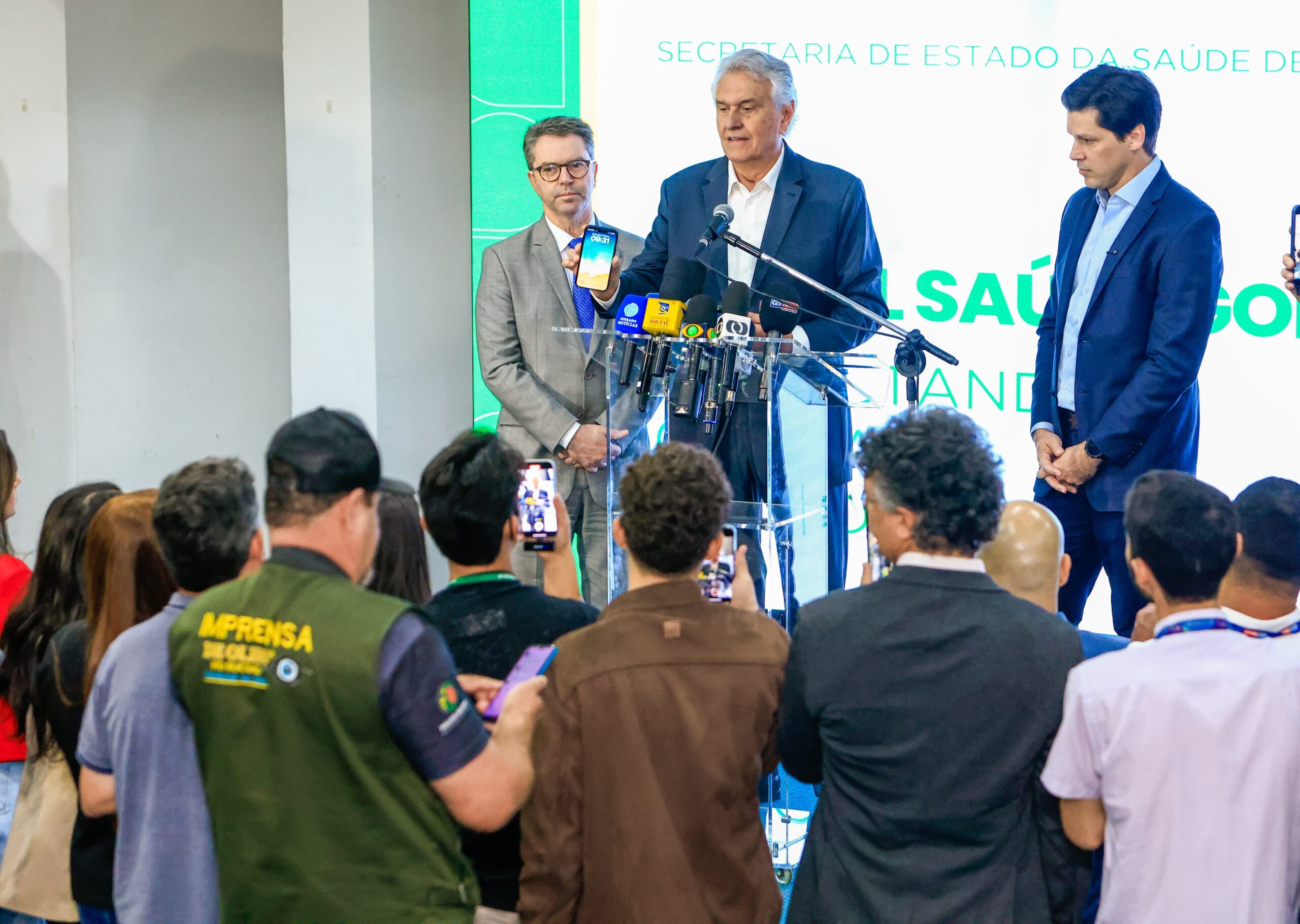 Caiado lança Canal Saúde Goiás