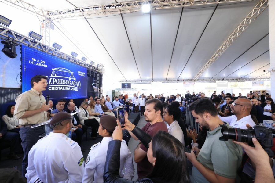 Em Cristalina, Daniel Vilela participa da abertura da 1ª ExpoIrrigação